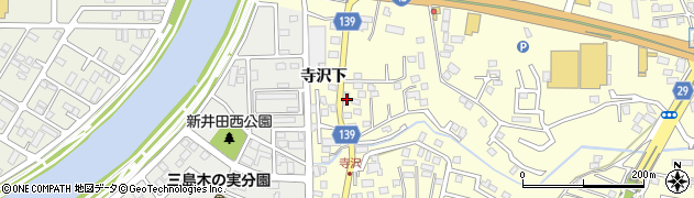 青森県八戸市新井田寺沢6-3周辺の地図