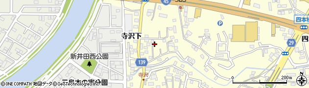 青森県八戸市新井田寺沢8-9周辺の地図