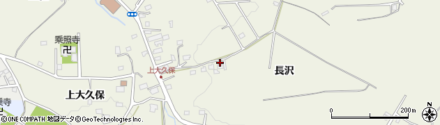青森県八戸市大久保長沢周辺の地図