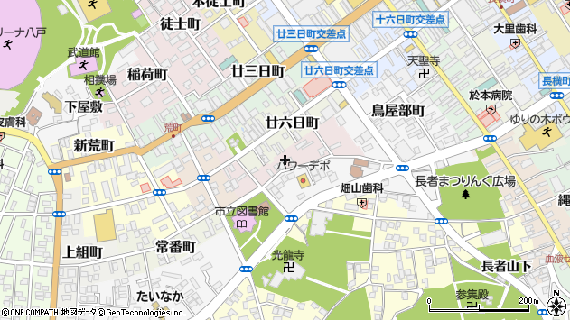 〒031-0045 青森県八戸市本鍛冶町の地図