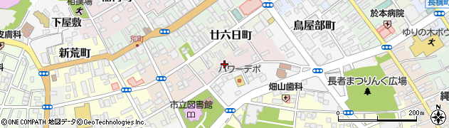 青森県八戸市本鍛冶町周辺の地図