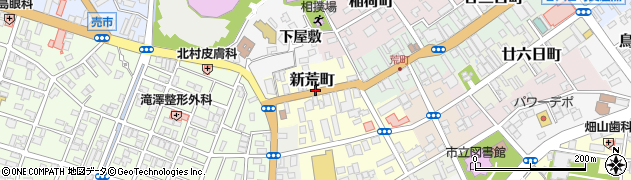 青森県八戸市新荒町周辺の地図