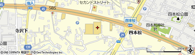 青森県八戸市新井田寺沢19周辺の地図