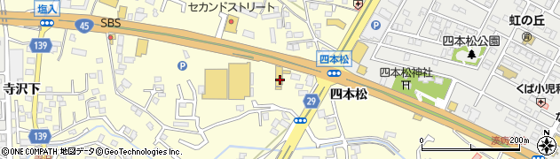 青森県八戸市新井田寺沢15周辺の地図