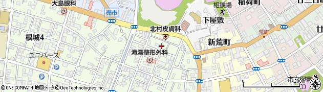 根城接骨鍼灸院周辺の地図
