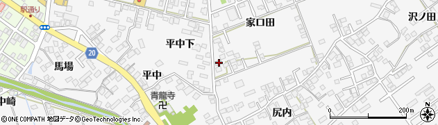 青森県八戸市尻内町家口田16周辺の地図