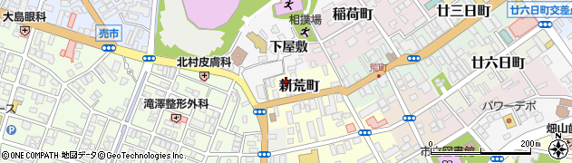 青森県八戸市新荒町8周辺の地図