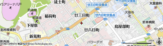 青森県八戸市廿三日町32周辺の地図