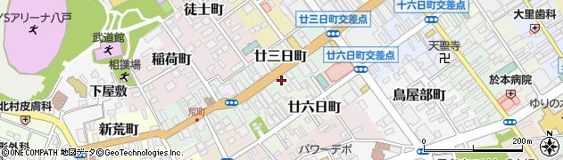 青森県八戸市廿三日町33周辺の地図
