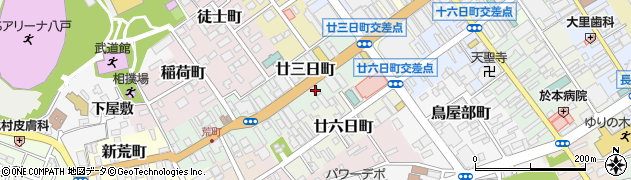 青森県八戸市廿三日町35周辺の地図