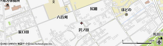 青森県八戸市尻内町沢ノ田14周辺の地図