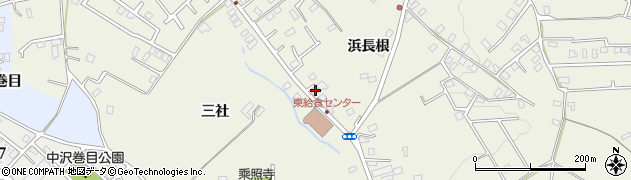 青森県八戸市大久保浜長根11周辺の地図