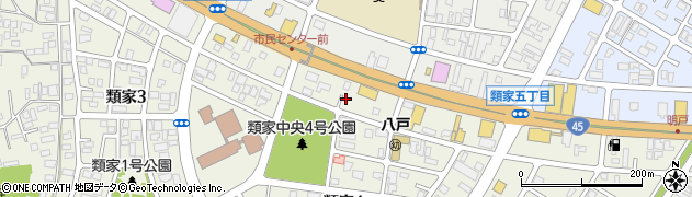 八戸長生館周辺の地図