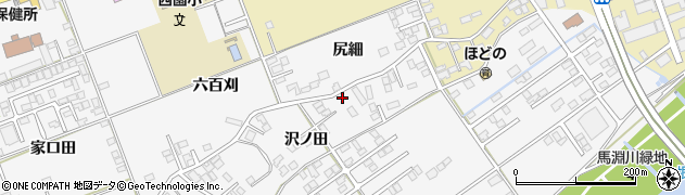 青森県八戸市尻内町沢ノ田22周辺の地図