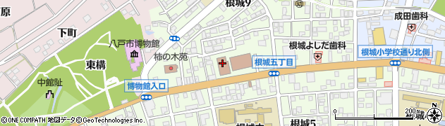 青森地方検察庁八戸支部周辺の地図