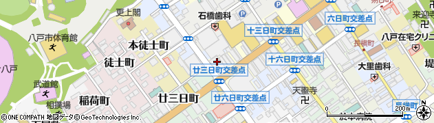 株式会社河合楽器製作所　八戸店周辺の地図