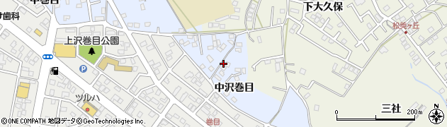 青森県八戸市湊町（中沢巻目）周辺の地図