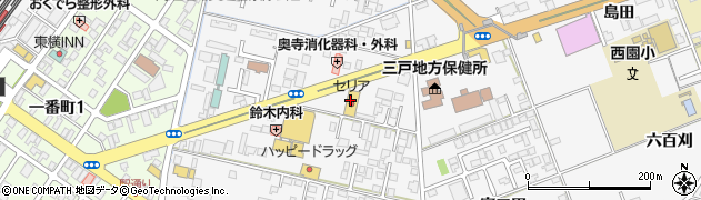 １００円ショップセリア八戸一番町店周辺の地図