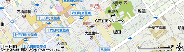 八戸中央通郵便局 ＡＴＭ周辺の地図