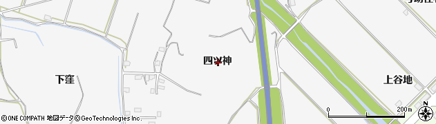 青森県八戸市尻内町四ツ神周辺の地図