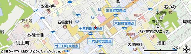 福福屋 八戸三日町店周辺の地図