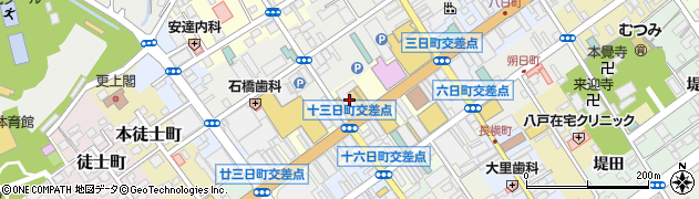 青銀・明治安田ビル管理室周辺の地図