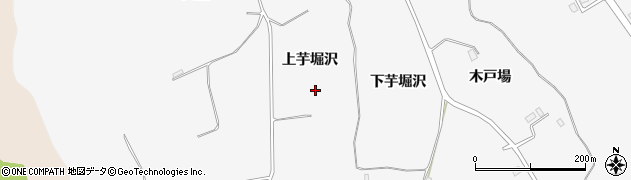 青森県五戸町（三戸郡）倉石石沢（上芋堀沢）周辺の地図