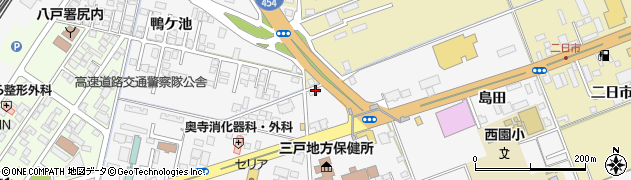 トヨタレンタリース青森八戸尻内店周辺の地図