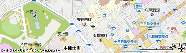ホテル　イマルカ八戸周辺の地図