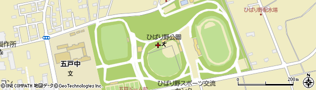 ひばり野公園周辺の地図