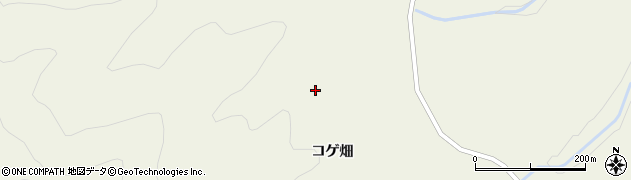 青森県十和田市米田コゲ畑7周辺の地図