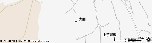 青森県三戸郡五戸町倉石石沢大面周辺の地図