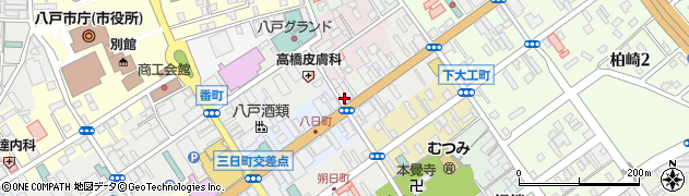 青森県八戸市十八日町1周辺の地図