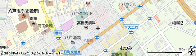 青森県八戸市十八日町4周辺の地図