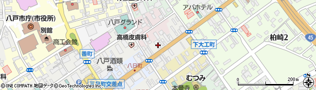 青森県八戸市十八日町7周辺の地図