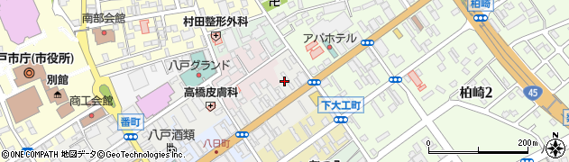 青森県八戸市十八日町19周辺の地図