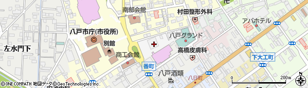 青森銀行三日町支店周辺の地図