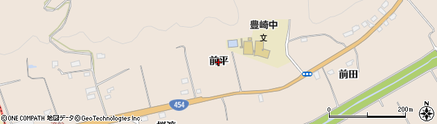 青森県八戸市豊崎町（前平）周辺の地図