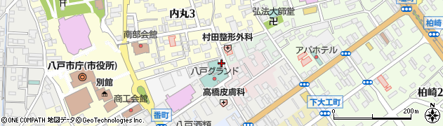 青森県八戸市堀端町6周辺の地図