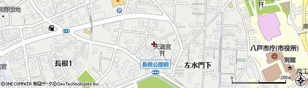 青森県八戸市長根3丁目3周辺の地図