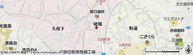 青森県八戸市白銀町（姥畑）周辺の地図