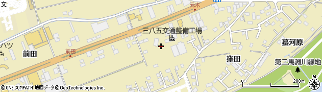 青森県八戸市長苗代（元木）周辺の地図