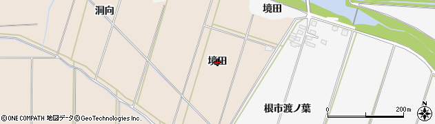 青森県八戸市豊崎町（境田）周辺の地図