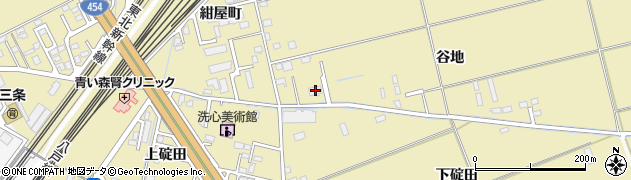 青森県八戸市長苗代谷地11周辺の地図