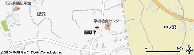 青森県五戸町（三戸郡）倉石石沢（雨原平）周辺の地図