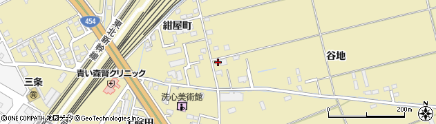 青森県八戸市長苗代谷地1周辺の地図