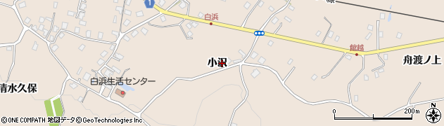 青森県八戸市鮫町小沢周辺の地図