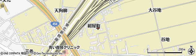 青森県八戸市長苗代紺屋町6周辺の地図