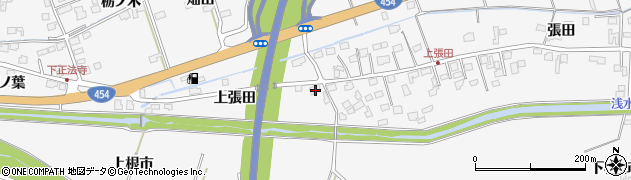 青森県八戸市尻内町上張田14周辺の地図