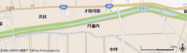 青森県八戸市豊崎町丹波内周辺の地図